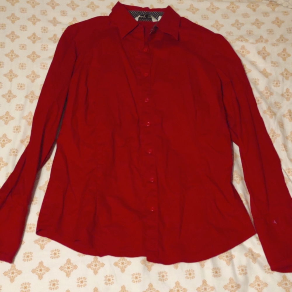 Women's/Lady's Red Dress/Show Shirt